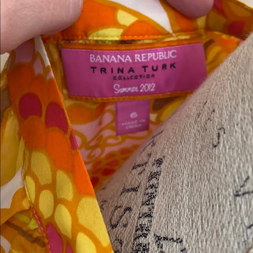 Tina Turk x Banana Republic top size 6 - Picture 3 of 3